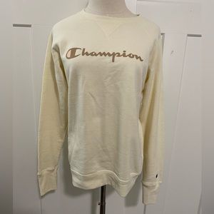 Champion cream sweatshirt